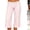27# Pink, variant on Women Studded Flare Gaucho Pants Low Rise Wide Leg Culottes Cropped Pants Y2k Streetwear Casual Capris Light Gray L