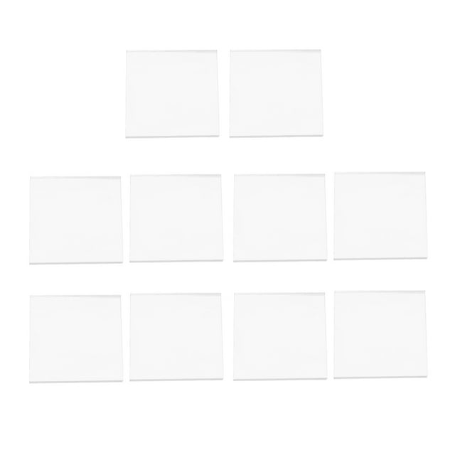 10pcs Bases de acrílico transparente de 60 mm para , RPG Wargaming Zulema Figura de acción Base