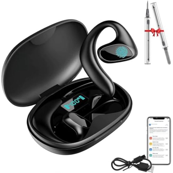 Ailymur V2 Translator Earbuds - Two-Way Real Time Translation in 144 Languages - 98% Accuracy,Aily Mur V2 Translator Earbud,Bluetooth Connect | Touch Controls,Ailymur Ai Translator Earbuds (A)