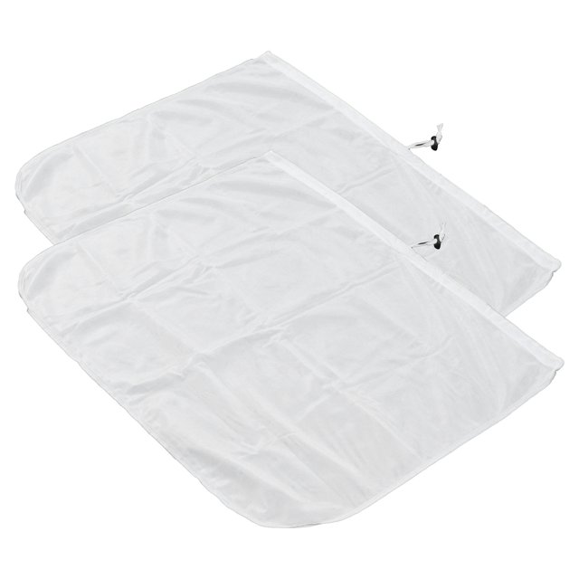 2Pcs Sac de Brassage en Nylon Réutilisable Presse à Vin Serrer Accessoire de Filtre à Cordon de Serrage