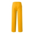 thumbnail image 4 of Cethrio Boys Sweatpants, Open Bottom Drawstring Relaxed Fit Warm Athletic Pants Yellow Size 6, 4 of 5