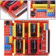 thumbnail image 3 of Placa de expansión de protección CNC + 4 Uds. A4988 disipadores térmicos de controlador de Motor paso a paso con disipadores térmicos para grabador de impresora 3D, 3 of 5