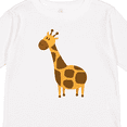 thumbnail image 4 of Inktastic Giraffe Jungle Zoo Animal Boys or Girls Long Sleeve Toddler T-Shirt, 4 of 5