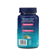 Unisom Sleep Support Gummies, 2-in-1 Magnesium Ashwagandha Drug-Free Formula, Supports Healthy Sleep Routines, Midnight Berry Flavor, 60 Count