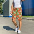 thumbnail image 7 of Kdxio Hand Drawn Strawberry Print Mens Sleep Shorts Bottoms Soft Comfy Pajama Wear Pants with Drawstring Pockets, 7 of 7