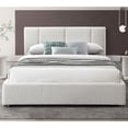 thumbnail image 5 of Omax Decor Venice Queen Size Modern Boucle Platform Bed, Cream Beige, 5 of 10