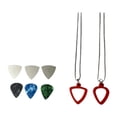 thumbnail image 4 of colcolo Silicone Guitar Pick Holder Necklace Guitar Pick Pendant for Electric Guitar red, 4 of 8