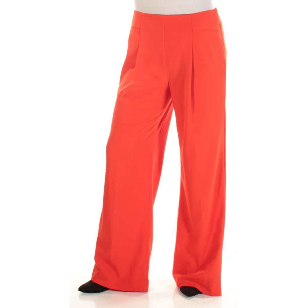 INC - INC Womens Orange Wide Leg Wear To Work Pants Size: 10 - Walmart ...