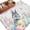 Pink Gray, variant on Small Round Rug 3Ft Washable Non-Slip, Easter Circle Area Rugs for Living Room Bedroom, Country Spring Bunny Eggs Botanicals Wooden Plank Indoor Floor Mats Carpet Runner for Home Decor