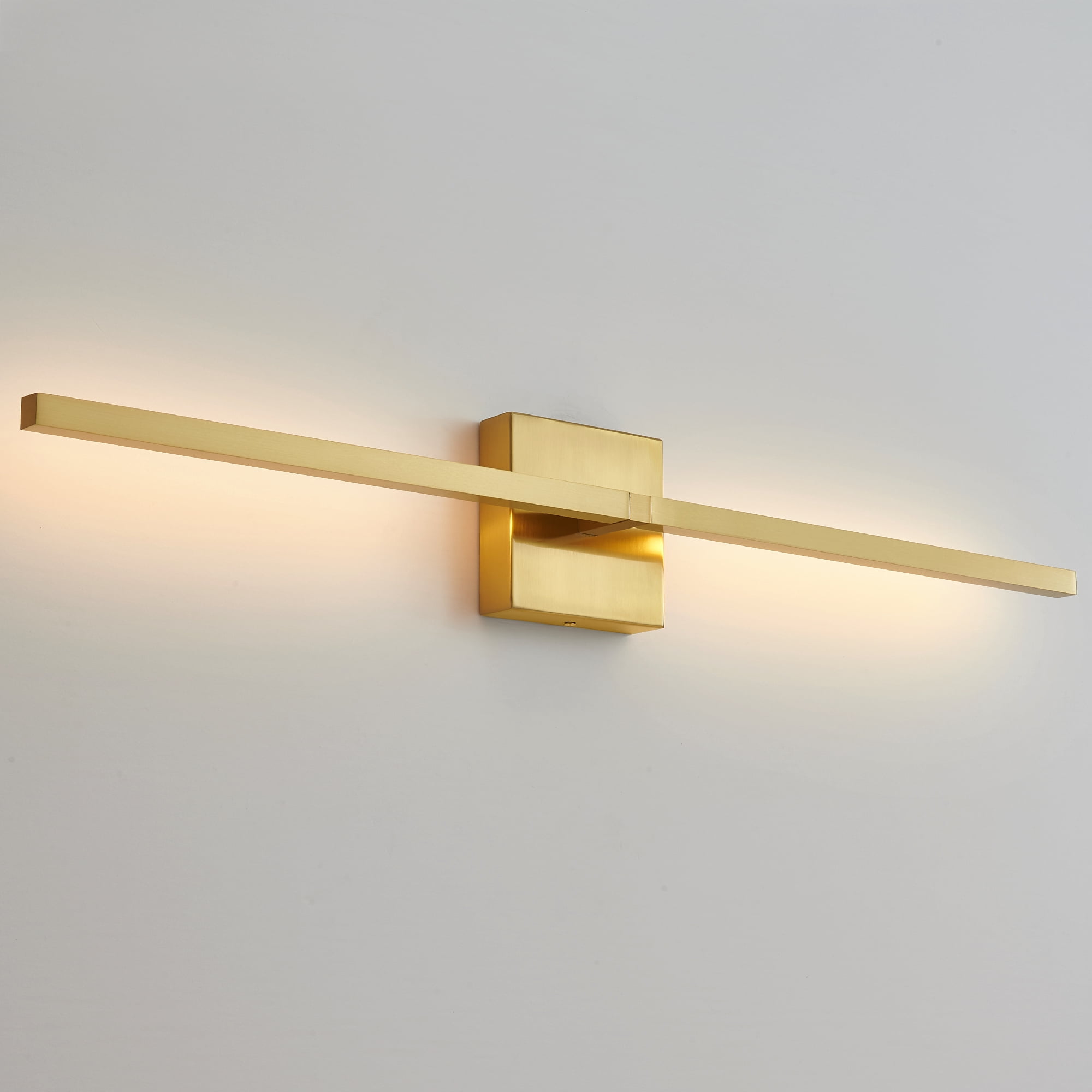 KAISITE 30 inch Bathroom Light Fixtures 360° Rotatable Dimmable  Vanity Light with 3500K Warm Light