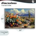thumbnail image 4 of Stupell Industries Bohemian Vibrant Cacti in Desert Gray Framed Giclee Art, 30 x 20, by Franklyn Gregory, 4 of 8