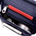 thumbnail image 6 of Women Multi Pockets Crossbody Bag Waterproof Nylon Single Shoulder Bag Travel Purses Handbags,Blue, 6 of 6