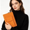 thumbnail image 5 of Refillable Lined Leather Journal Notebook, A5 Size Hardcover Journal Notebook for Women Men, Thick Paper Notebooks with Front Pockets and Pen Pocket, Daily Journal for Writing, 5 of 5