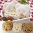 thumbnail image 2 of Cortador de moldes para sándwiches con forma de oso, moldeadores para sándwiches de pan para niños, molde para sándwiches de osito, molde para pan, 2 of 5