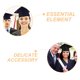 thumbnail image 4 of 6 birretes de doctorado con borlas de graduación 2025, adornos para birretes de graduación, accesorios académicos, 4 of 8