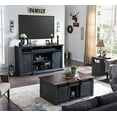 thumbnail image 2 of SinCiDo Living Room Furniture Sets of 3, 75 inch TV Stand, Lift Top Coffee Table, End Table with Charging Station, Farmhouse Decor, 2 of 7