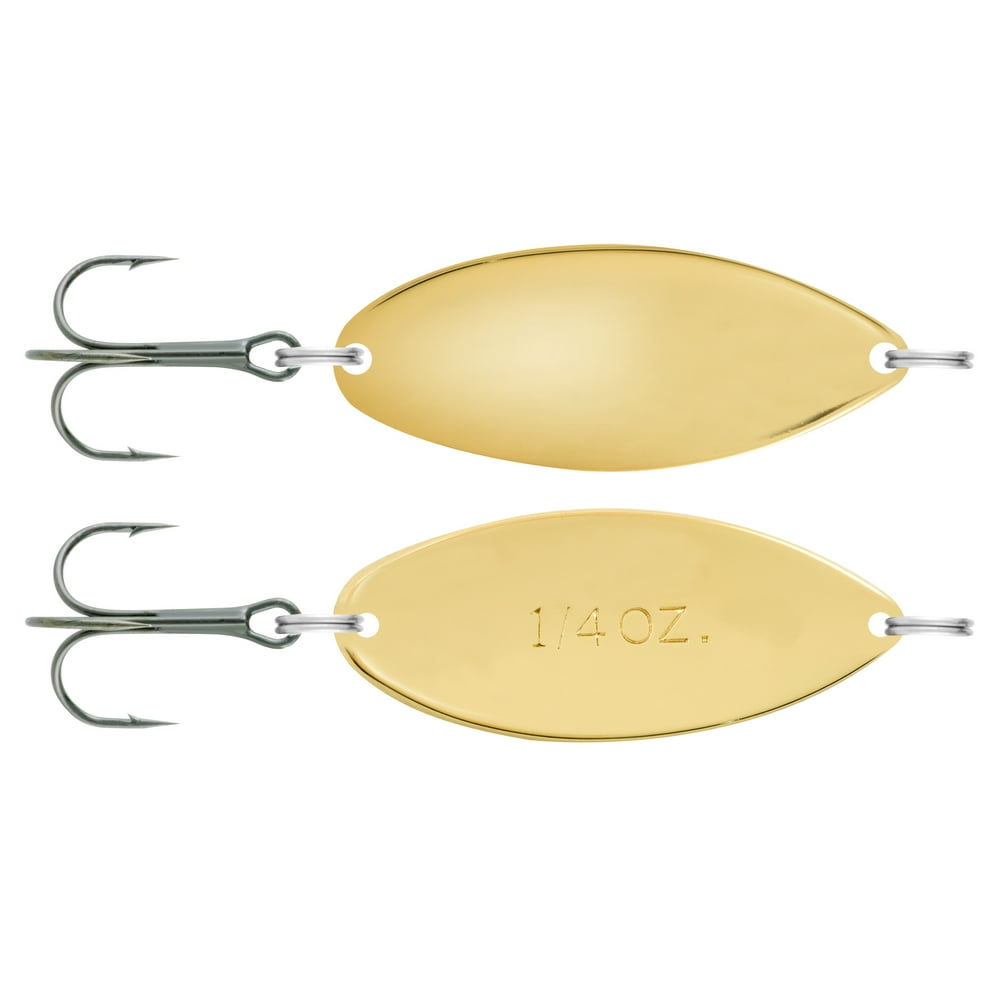 South Bend KastAWay ShudLSpoon Freshwater Fishing Lure, Gold, 1/4