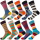thumbnail image 1 of Happy Socks Striped Men's And Women's Socks With Colorful Street Personalized Mid-calf Socks Western Stripes, 1 of 2