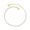 Off-White, variant on Kaash Customs 14k Gold Ankle Bracelet for Adult Female, Brass Material