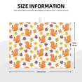 thumbnail image 2 of Fotbe Cartoon Squirrel Alfombrilla de Secado para Cocina con Estampado, 18x24 Pulgadas, 2 of 7