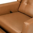 thumbnail image 6 of DaVinci Maddox Recliner and Swivel Glider in Vegan Leather, 6 of 9