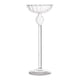 thumbnail image 2 of Candelabro de pilar retro de vidrio transparente, portavelas para bodas L, 2 of 5
