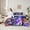 Purple, variant on Feelyou Blue Mermaid Princess Twin Bedding Sets 7pcs, Tale Ocean Bedding Comforter Set