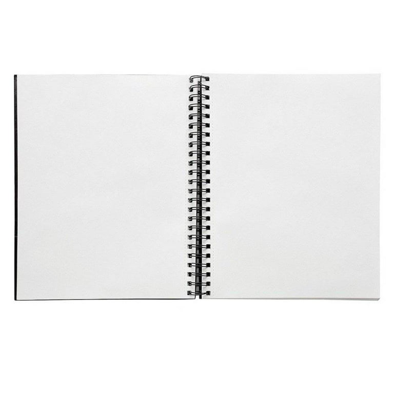 Incraftables Art Sketchbook 100 Pages Spiral Bound. Hardcover Perforated  Paper Pad (8.5” x 11” Big) Art Sketch Book for Artists & Beginners