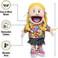 thumbnail image 3 of 14 Cindy Peach Girl Hand Puppet, 3 of 5