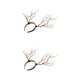 thumbnail image 3 of Kenally Gothic Antlers Deer Horns Hair Hoop Headband Headdress Xmas  Cosplay Natural 2piezas, 3 of 6