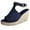Blue, variant on gakvbuo Sandals For Women Fashion Women Solid Summer Ladies Sandals Slope Heel Casual Beach Shoes