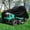 4.8x3.2 ft, variant on Waterproof 210D Riding Lawn Mower Cover, Heavy-Duty Tractor Protector with Elastic Hem for Outdoor Storage