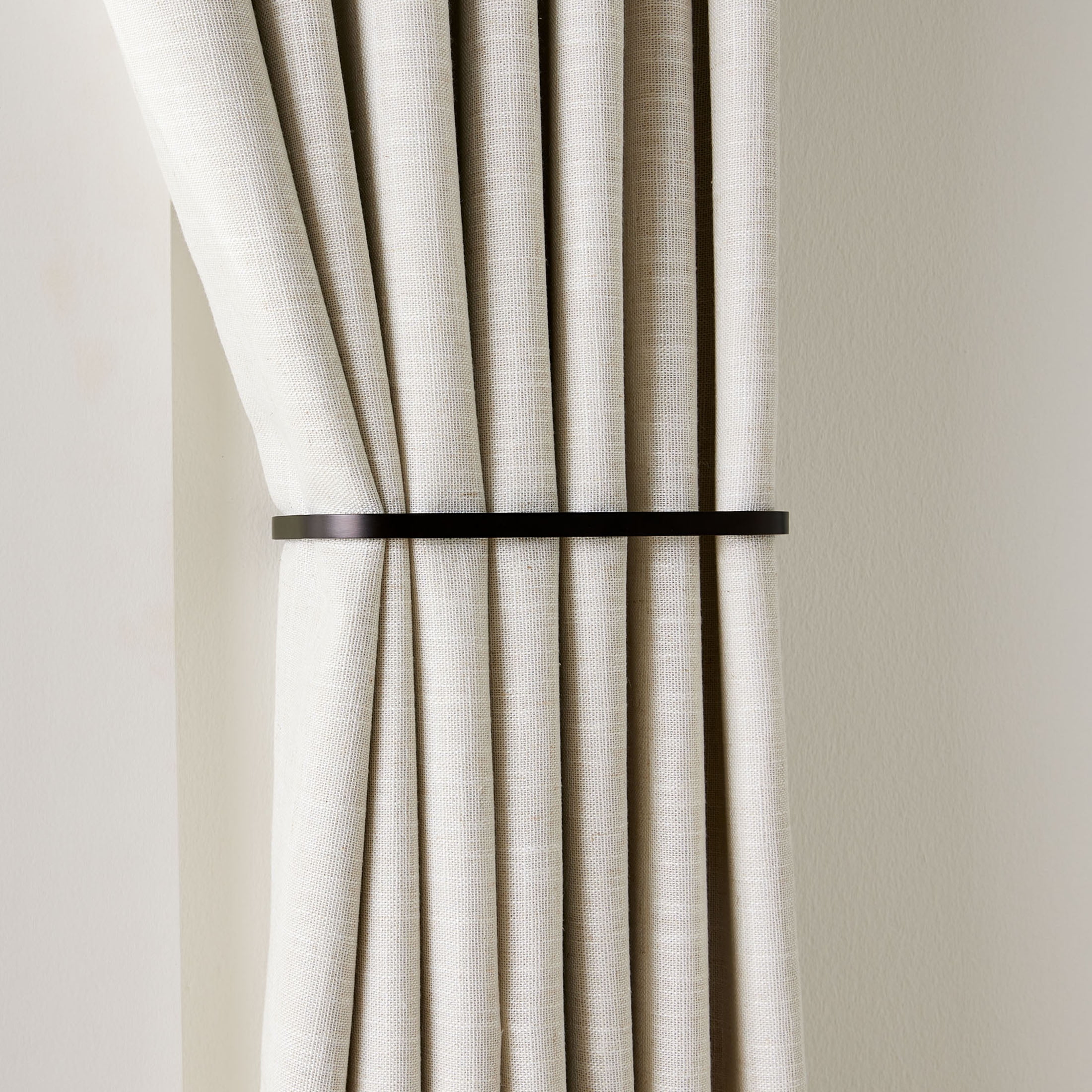 (3 pack) Better Homes & Gardens 2 Curtain Holdbacks, Bronze