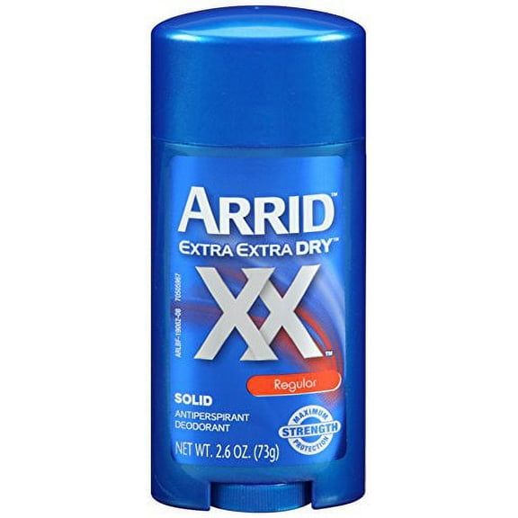 Maximum Strength Solid Antiperspirant Deodorant Unisex by Arrid XX - (Pack of 6)