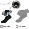 thumbnail image 3 of 1Pairs Toddler Baby Girls Ruffle Soft Double Frilly Lace Socks Kids Cute Ankle Cotton Dress Socks, 3 of 6
