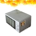 thumbnail image 4 of MasteelfCA Housse de Protection Universelle en Coton et Lin pour Four à Micro-Ondes (30x90cm, Motif Gris), 4 of 7