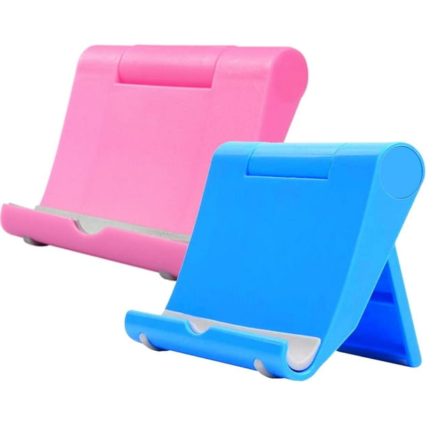 Cell Phone Stand for Desk 2 Pack Mobile Phone Holders Desktop Tablet
