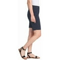 thumbnail image 3 of Hilary Radley Women's Comfort Waistband Bermuda Shorts (Navy, L), 3 of 6