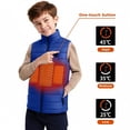 thumbnail image 2 of Birdeem Children's Winter Jacket, Solid Color, Intelligent Constant Temperature, Hooded, Sleeveless, Casual, Keep Warm, 2 of 9