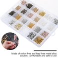 thumbnail image 4 of 2500Pcs Jewelry Making Kit Jewelry Accessory Kit For Jewelry Making With Pliers Ear Hooks Ear Plugs Diy Set Repair Tools For Beginners, 4 of 8