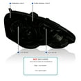 thumbnail image 3 of Spec-D Tuning Diamond Jdm Headlights Smoke Lens Compatible with 2002-2004 Acura RSX L+R Pair Head Light Lamp Assembly, 3 of 6