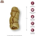 thumbnail image 2 of Wild Eats Water Buffalo Retriever Style Cheek Roll 3" Dog Chews-5 Pack (Long Lasting Dog Chews Dog Treats & Dog Bones for Aggressive Chewers-Dog Bones for Medium Dogs) Substitute for Pig Ears for Dogs, 2 of 8