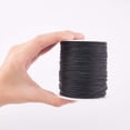 thumbnail image 7 of PH 1mm Waxed Cord 200 Yards Waxed Cotton Cord Black Waxed Thread Beading String Waxed Craft String for Bracelet Necklace Jewelry Waist Beads Making Crafting Beading Macrame Black DIY, 7 of 7