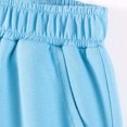 thumbnail image 3 of Lmnyox Girl's Wide Leg Pants Baggy Solid Color Elastic Waist Open Bottom Pants Casual Workout Pants with Pockets, 3 of 6