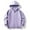 Purple, variant on Jgppe Sweatshirt Jackets for Kids School Uniform Solid Color Full Zip Casual Sport Hoodie Jacket Boy Girl 1-12 Years