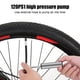 thumbnail image 4 of Mini bomba de aire portátil para bicicleta, inflador de aleación de aluminio de alta presión para neumáticos de bicicleta, baloncesto, fútbol, voleibol | Diseño compacto y ligero | Multifuncional, 4 of 6