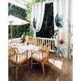 thumbnail image 5 of nqOlkjepod Outdoor Curtains for Patio Waterproof, Elegant Spring Floral Outdoor Privacy Panels Grommet, Pastoral Flower Watercolor Blackout Outside Curtains for Porch/Cabana/Pergola 54"x95", 1 Panel, 5 of 8
