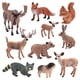 thumbnail image 3 of 10x animales modelo animales figuras juguetes realistas animales de salvajes figuritas bosque adornos para mesa sala de estar, 3 of 9