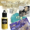 thumbnail image 6 of Pixiss Metallic Alcohol Ink Set - Silver and Gold Metallic Alcohol Ink Mixatives, 5oz Metallic Alcohol Pigment Resin Dye, Alcohol Inks for Epoxy Resin, Metallic Mixative for Yupo and Tumbler Cups, 6 of 7