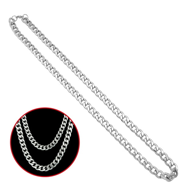 Basic Punk Stainless Necklace Men Women Curbside Cuban Cufflinks Short Necklace Vintage Black Gold Tone Solid Silver 3mm X 50cm Walmart Com Basic Punk Stainless Necklace Men Women Curbside Cuban Cufflinks Short Necklace Vintage Black Gold Tone Solid Silver 3mm X 50cm Walmart Com